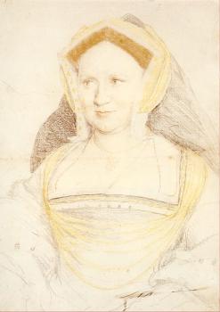 小漢斯 荷爾拜因 Portrait of Lady Mary Guildford 小漢斯 荷爾拜因 Portrait of Lady Mary Guildford